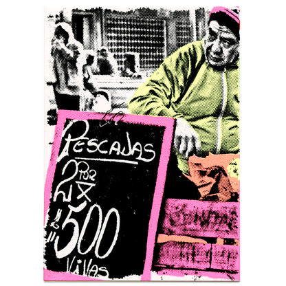 Dimanche au quartier du port - carte postale